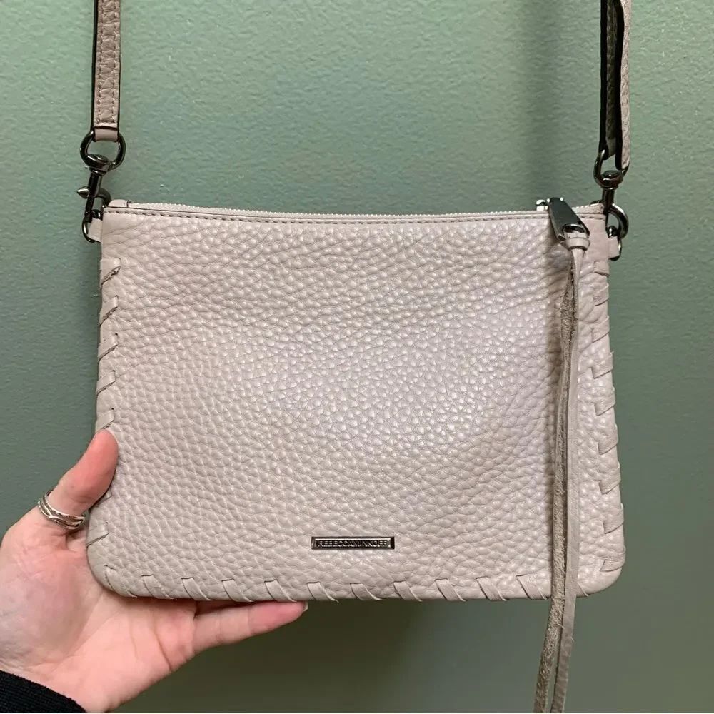 Rebecca Minkoff Gray Leather Crossbody Purse